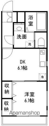 アットリラ八千代(1DK/1階)の間取り写真