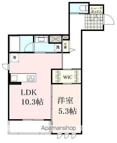 REVEUR仙台錦町(1LDK/3階)の間取り写真