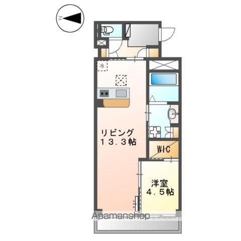 スマイル アネックス東三国ヶ丘(1LDK/1階)の間取り写真