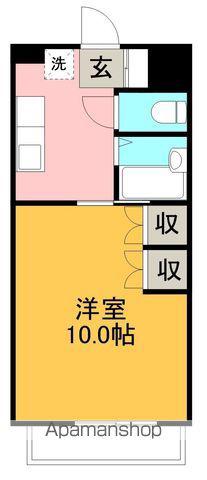 NKオーシャンヒル(1K/1階)の間取り写真