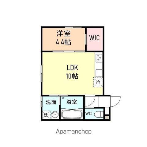 CRANBERRYⅡ(1LDK/1階)の間取り写真