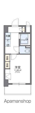 レオパレス伸夫 10階階 間取り