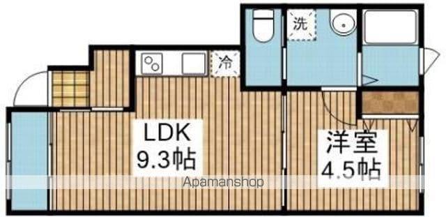 リバリースト(1LDK/1階)の間取り写真