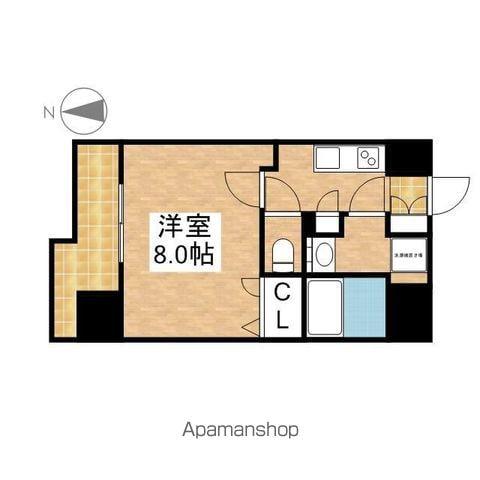 プレサンス丸の内雅風(1K/7階)の間取り写真