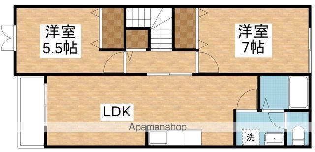 AVANZATO(2LDK/2階)の間取り写真