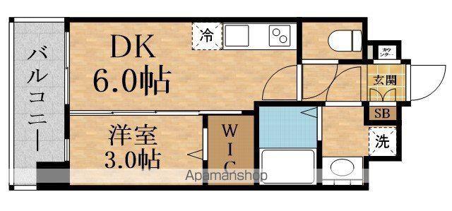 PRESSANCE 東淀川駅前 PLOCHE(1DK/5階)の間取り写真