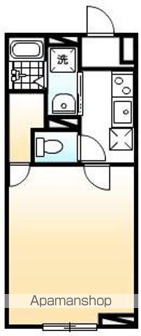 グレース光南(1K/3階)の間取り写真