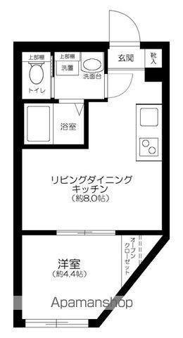 RESIDENCE 南千住(1LDK/3階)の間取り写真