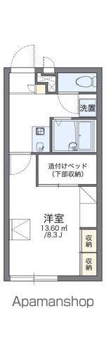 レオパレス南国2番館(1K/2階)の間取り写真