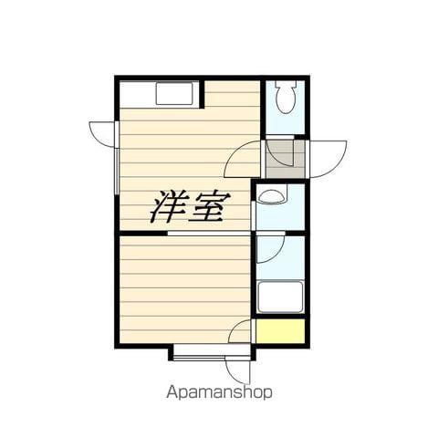 グロリア南郷(1DK/2階)の間取り写真