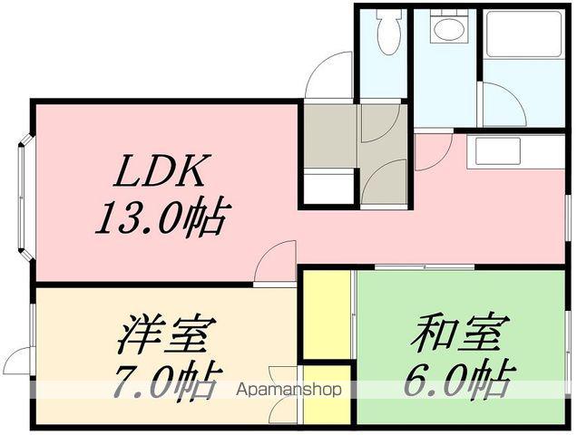 ハーベストワーク(2LDK/2階)の間取り写真