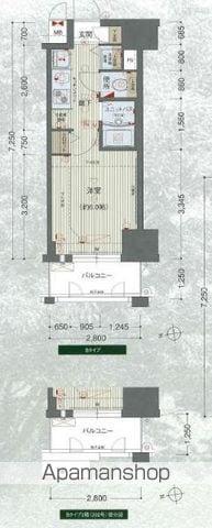プレサンス鶴舞グリーンパーク(1K/9階)の間取り写真