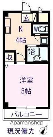 エクセル春日(1K/3階)の間取り写真