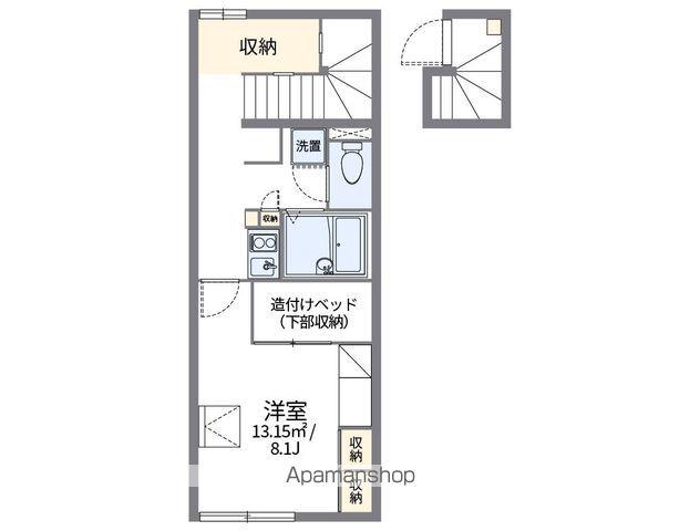 レオパレスグリーングレイス 2階階 間取り