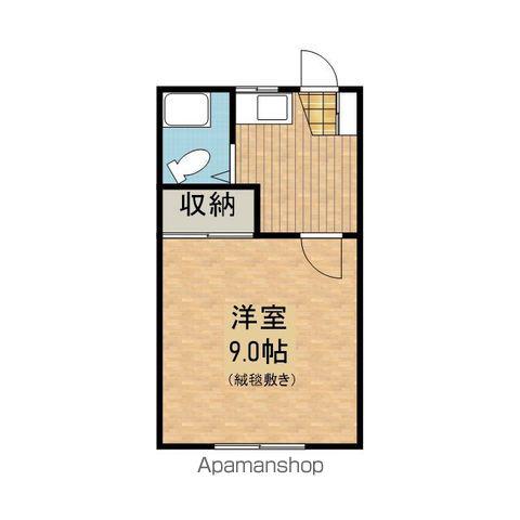 コーポ愛山(1K/2階)の間取り写真