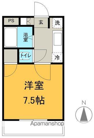 A・Iマンション(1K/1階)の間取り写真