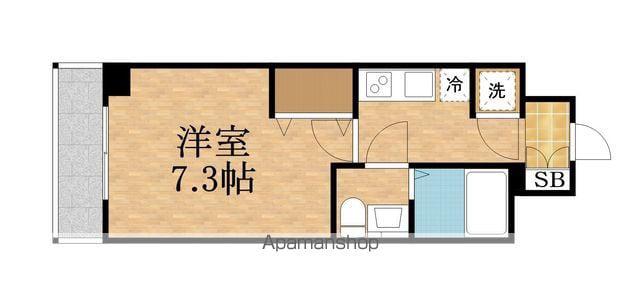 SERENITECLAIR(1K/9階)の間取り写真