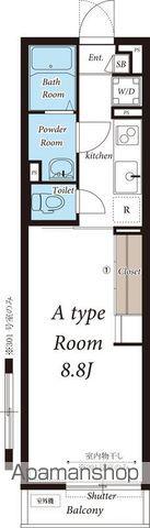 グレイス大船(1K/3階)の間取り写真