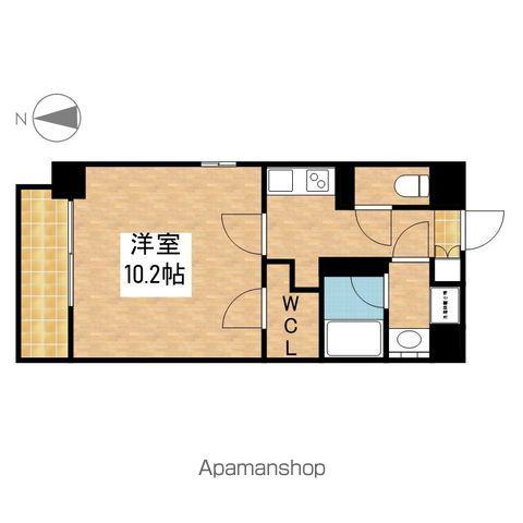 タウンコート御園(1K/7階)の間取り写真