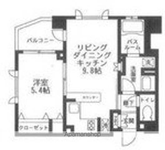 クリオ渋谷ラモード 5階階 間取り