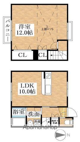 ワンペアー(1LDK)の間取り写真