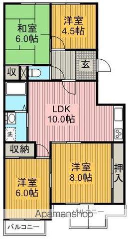 ノーメルやしろ(4LDK/2階)の間取り写真