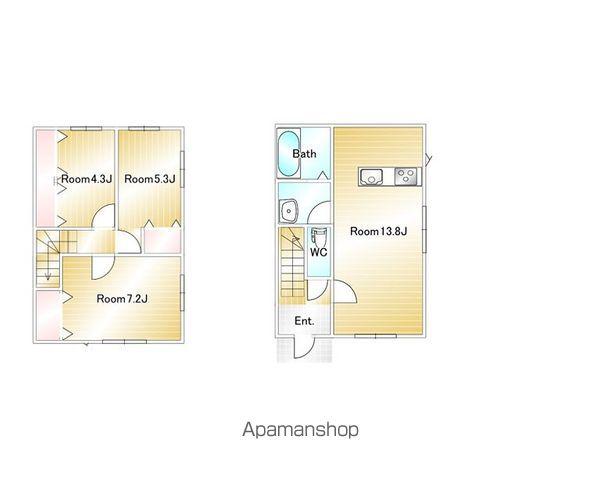 LAVENDERD(3LDK/1階)の間取り写真