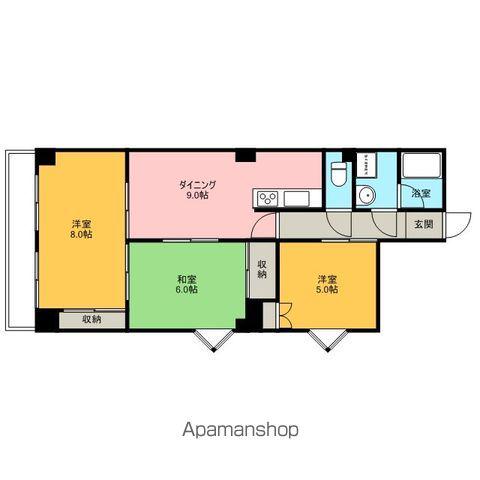 グレイシス葵(3DK/3階)の間取り写真