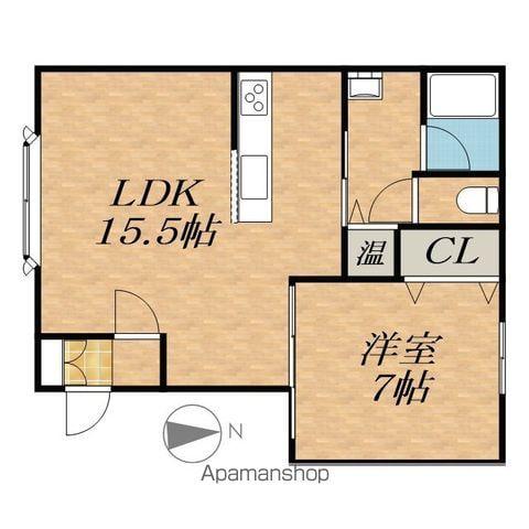 DREAM K&T(1LDK/1階)の間取り写真