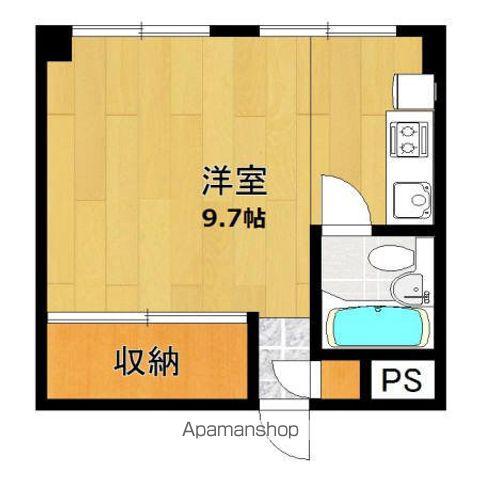 レディースビレッジヨシトモ(ワンルーム/4階)の間取り写真