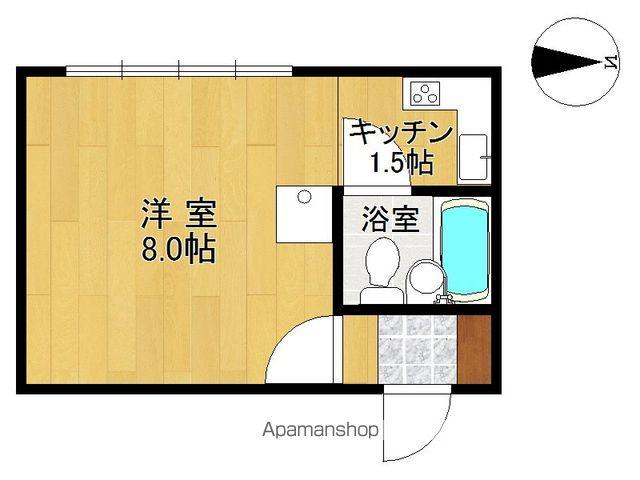 アベニュー16(ワンルーム/2階)の間取り写真