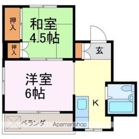 エクセル春岡(2K/3階)の間取り写真