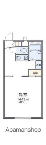 レオパレスYOSHIDA PARTⅡ(1K/1階)の間取り写真