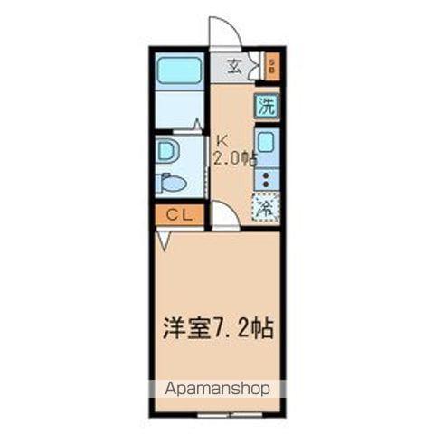 レジデンス・アイ(1K/2階)の間取り写真