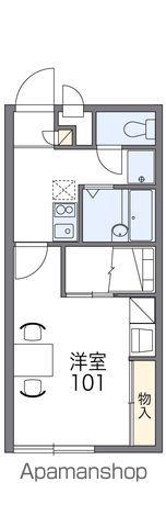 レオパレス伊予五色(1K/2階)の間取り写真