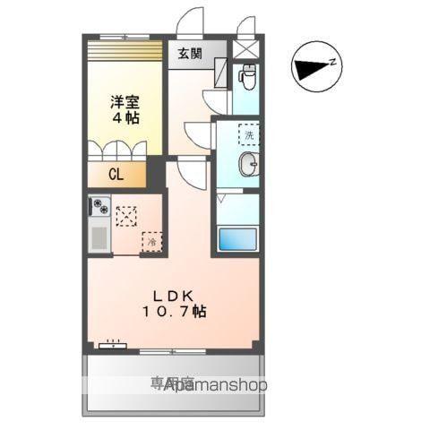 フォレストヴィラ(1LDK/1階)の間取り写真