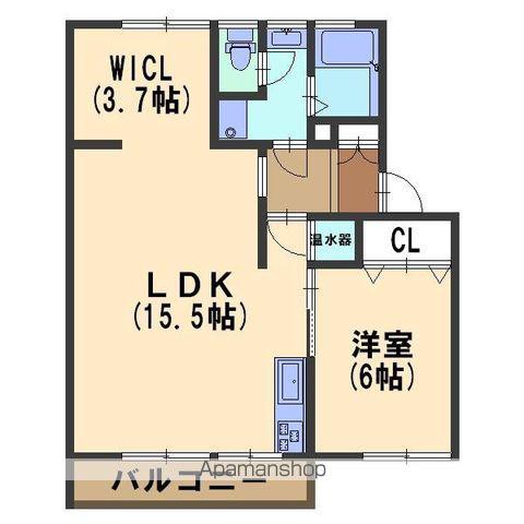 第二赤坂コーポ(1SLDK/3階)の間取り写真