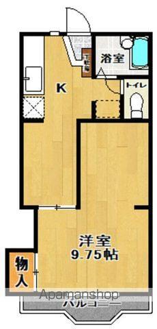 アメニティ亀田(1K/2階)の間取り写真
