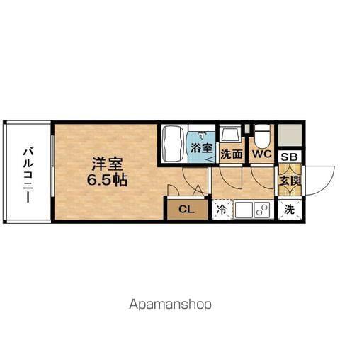 FIRSTFIOREJUSOELIO(1K/11階)の間取り写真