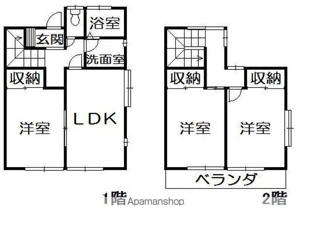 サンフィール大橋(3LDK)の間取り写真