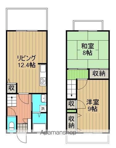 グリーンヒル引野(2LDK)の間取り写真