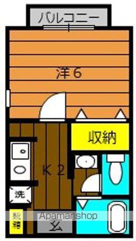 セジュール野辺(1K/1階)の間取り写真