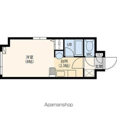 藤井ビル北17条(1K/4階)の間取り写真