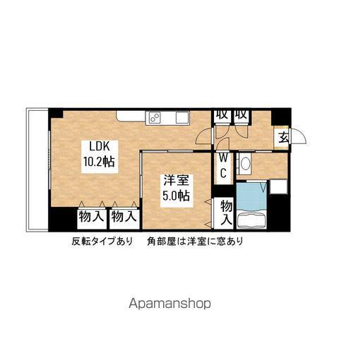 プレステージ新栄(1LDK/3階)の間取り写真