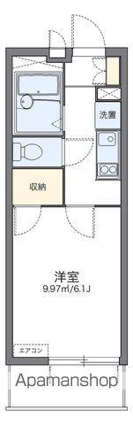 レオパレスヴィラ白金(1K/4階)の間取り写真