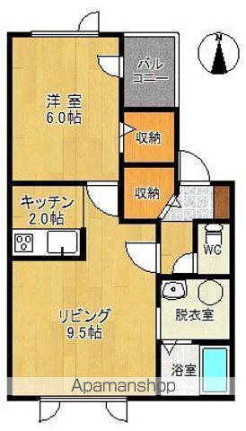 PIENO(1LDK/1階)の間取り写真