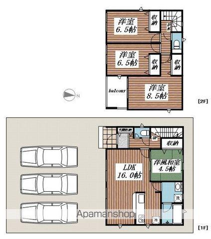 西武鉄道新宿線 狭山市駅 バス乗車時間：7分 西武柏原入口バス停で下車 徒歩7分 2階建 築1年(4LDK)の間取り写真