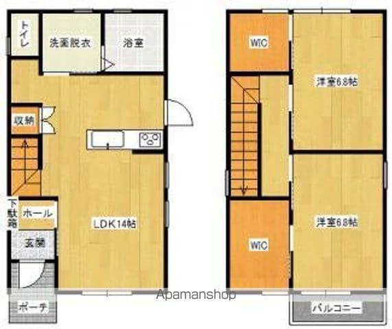鹿児島本線 春日駅(福岡) 徒歩27分 2階建 築5年(2LDK)の間取り写真