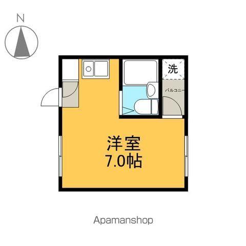 名古屋市桜通線 桜山駅 徒歩4分 2階建 築17年(ワンルーム/2階)の間取り写真