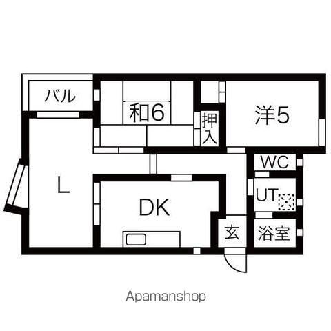 メゾン ド グラース(3DK/1階)の間取り写真
